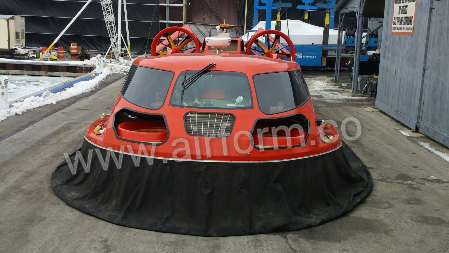Air Form's AF46 hovercraft, front view