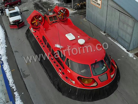 Air Form's AF46 hovercraft top view